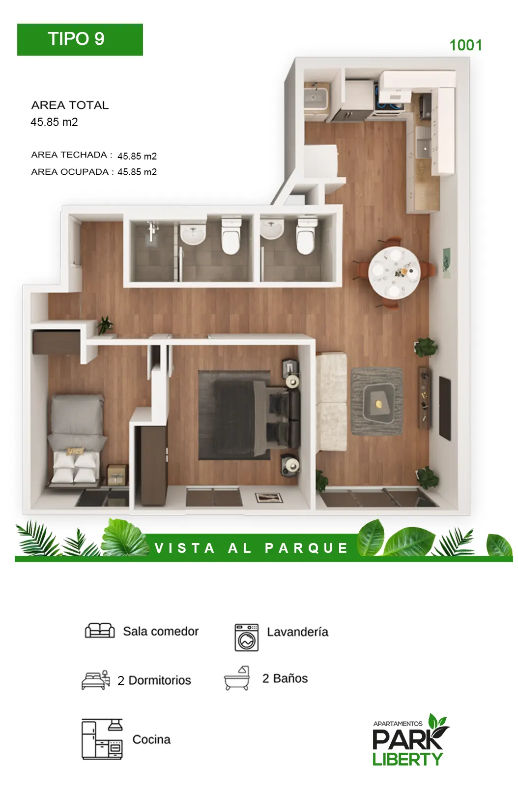 vivir frente al parque t 09 m